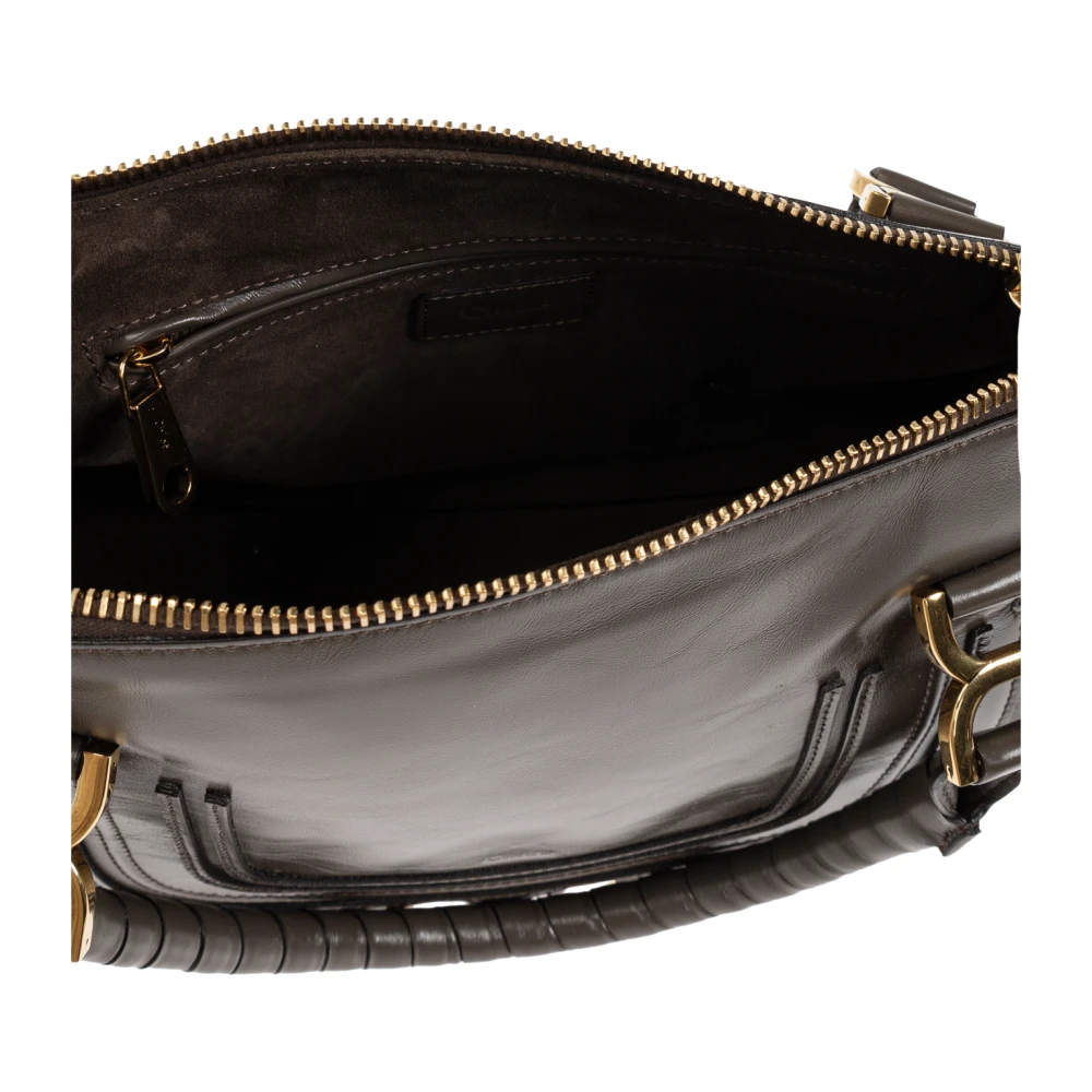 Chloé Handtas Marcie Dubbel Medium Green Dames