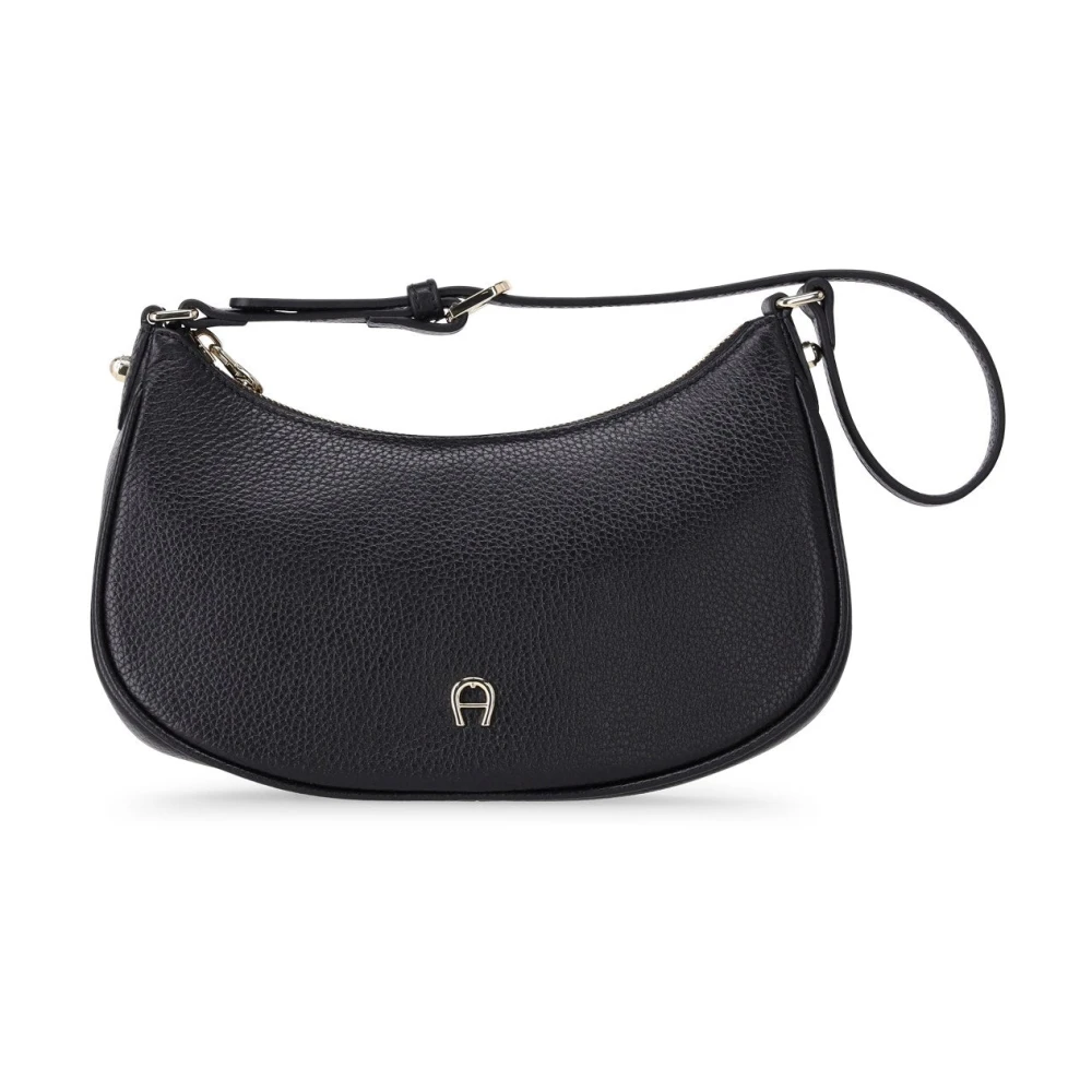aigner Elegante Leren Clutch Tas Black Dames