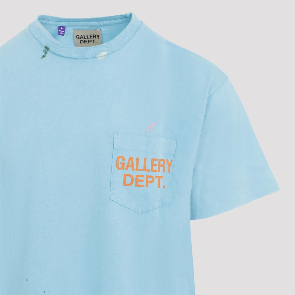 Gallery Dept. Blauw T-shirt voor mannen Aw24 Blue Heren