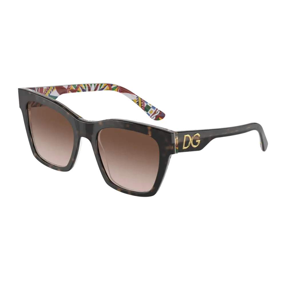 Dolce & Gabbana Unisex Brown Sophisticated Sunglasses With Lenses