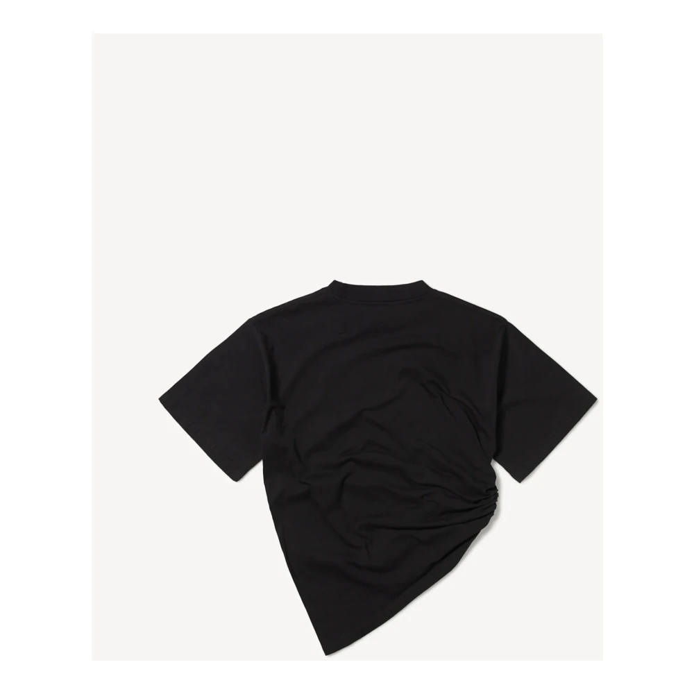 Aries Zwart Scan Temple T-Shirt Black Dames