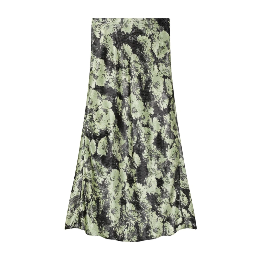 Tory Burch Women's Green Pleated Skirt - Midi Skirts - S - Skirts
