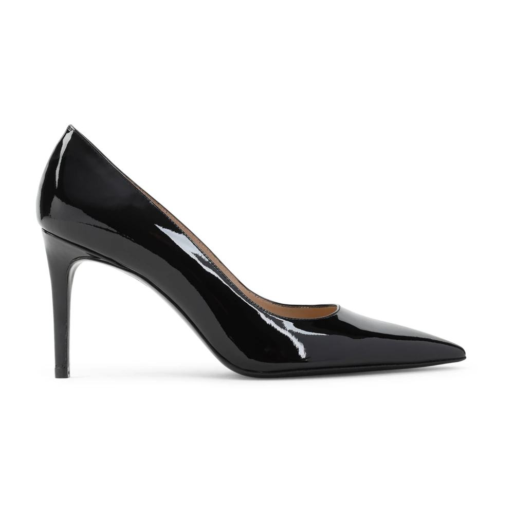 Stuart Weitzman Black Pumps, Female, 6 Uk, Patent Leather Pumps