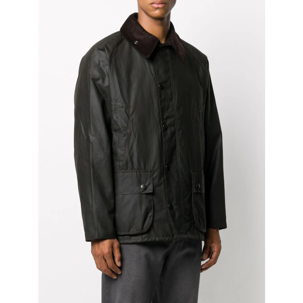 Barbour Gewaxte Parka Bedale Sage Green Heren