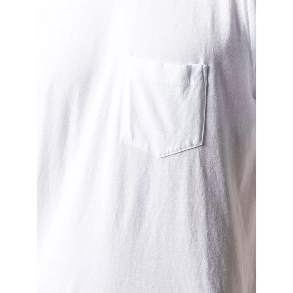 James Perse Witte Pocket Tee Gemaakt in USA White Heren