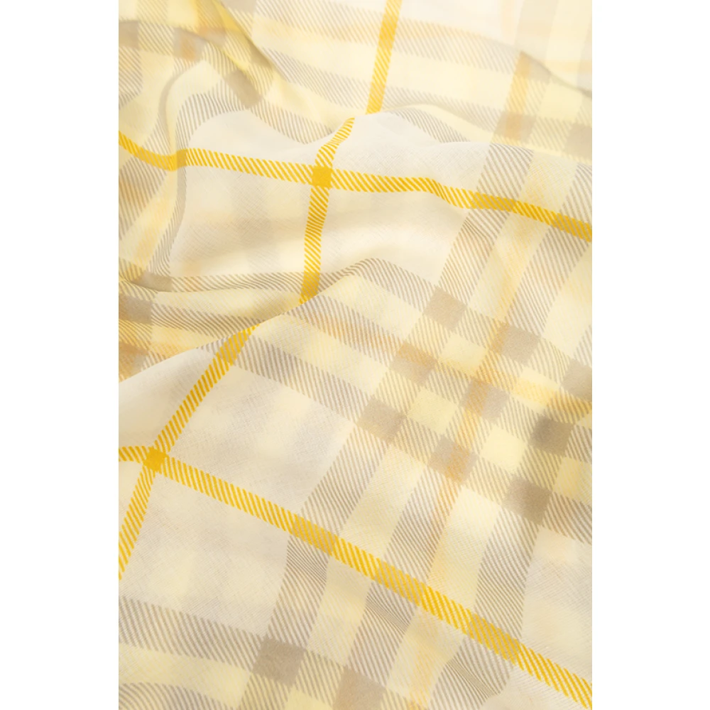Burberry Geruite sjaal Multicolor Unisex