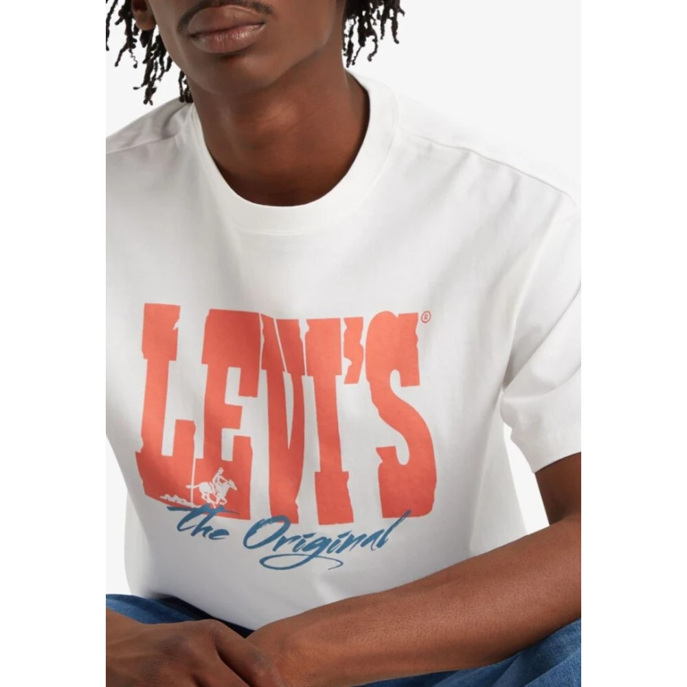 Levi's Vintage Grafische Tee voor Mannen White Heren