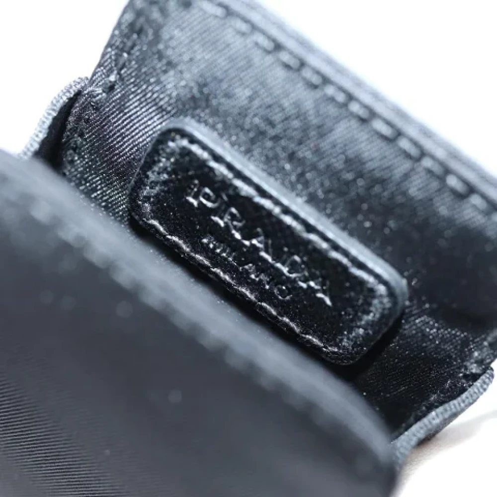 Prada Vintage Pre-owned Nylon pouches Black Dames