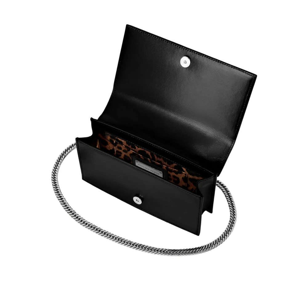Philipp Plein Stijlvolle Clutch Tas met Uniek Ontwerp Black Dames