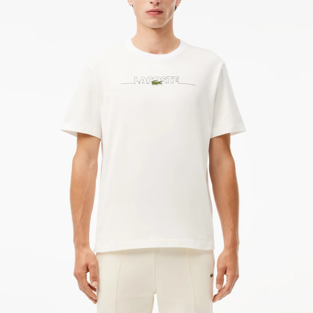 Lacoste Heren Tee voor Casual Stijl White Heren