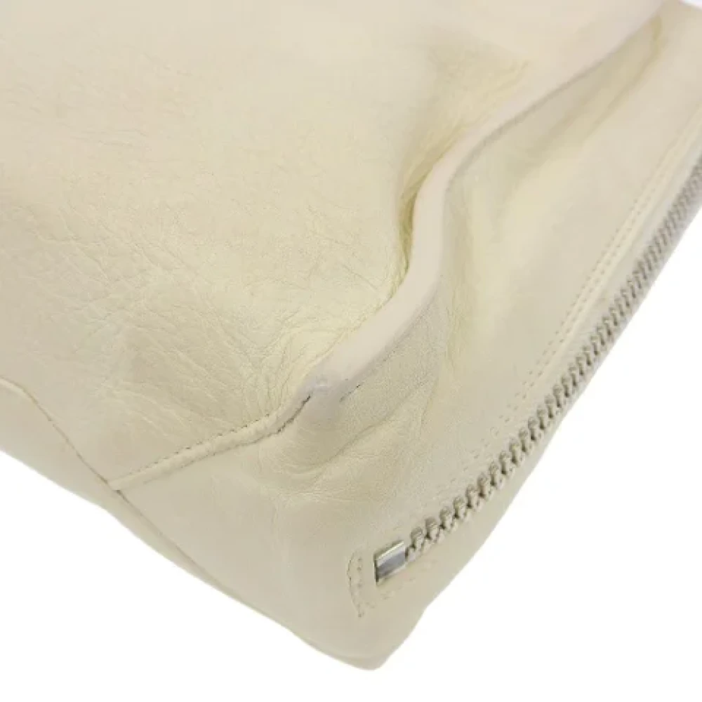 Balenciaga Vintage Pre-owned Leather handbags White Dames