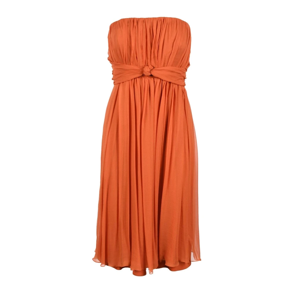 Max Mara Zijden jurk voor vrouwen Red Dames