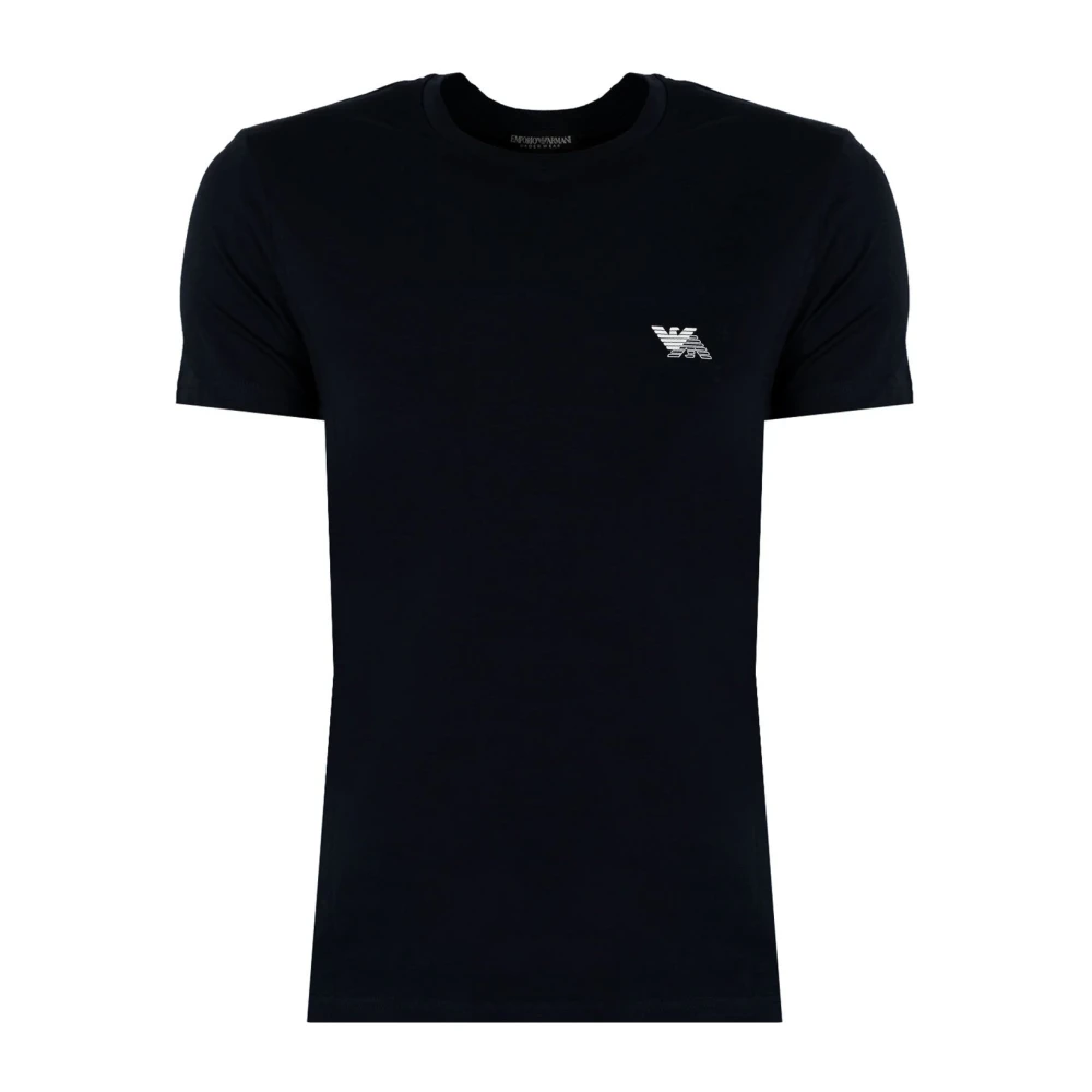 Emporio Armani 2-Pack T-shirt Klassieke Pasvorm Black Heren