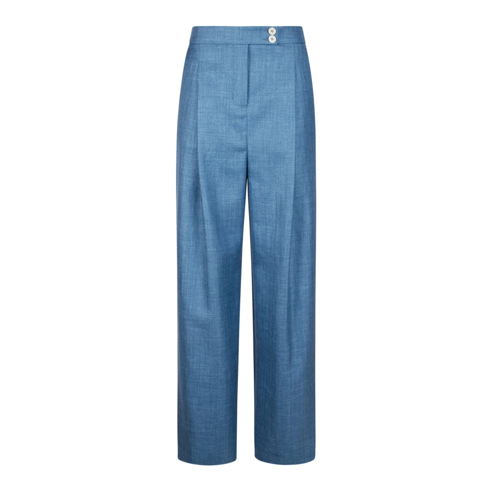 Eleventy Blå Pantalone Con Bottoni