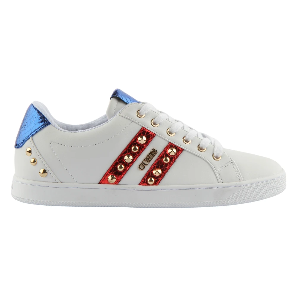 Guess Women's White Sneakers,, Rassta Trainers Size 5 Uk