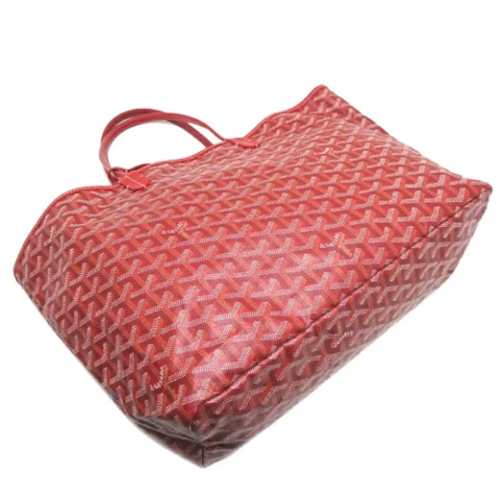 Goyard Vintage Pre-owned Leather handbags Red Dames