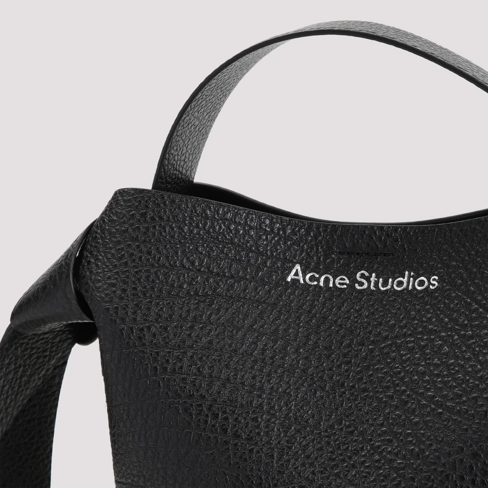 Acne Studios Zwarte Korrelleer Handtas Ss25 Black Heren