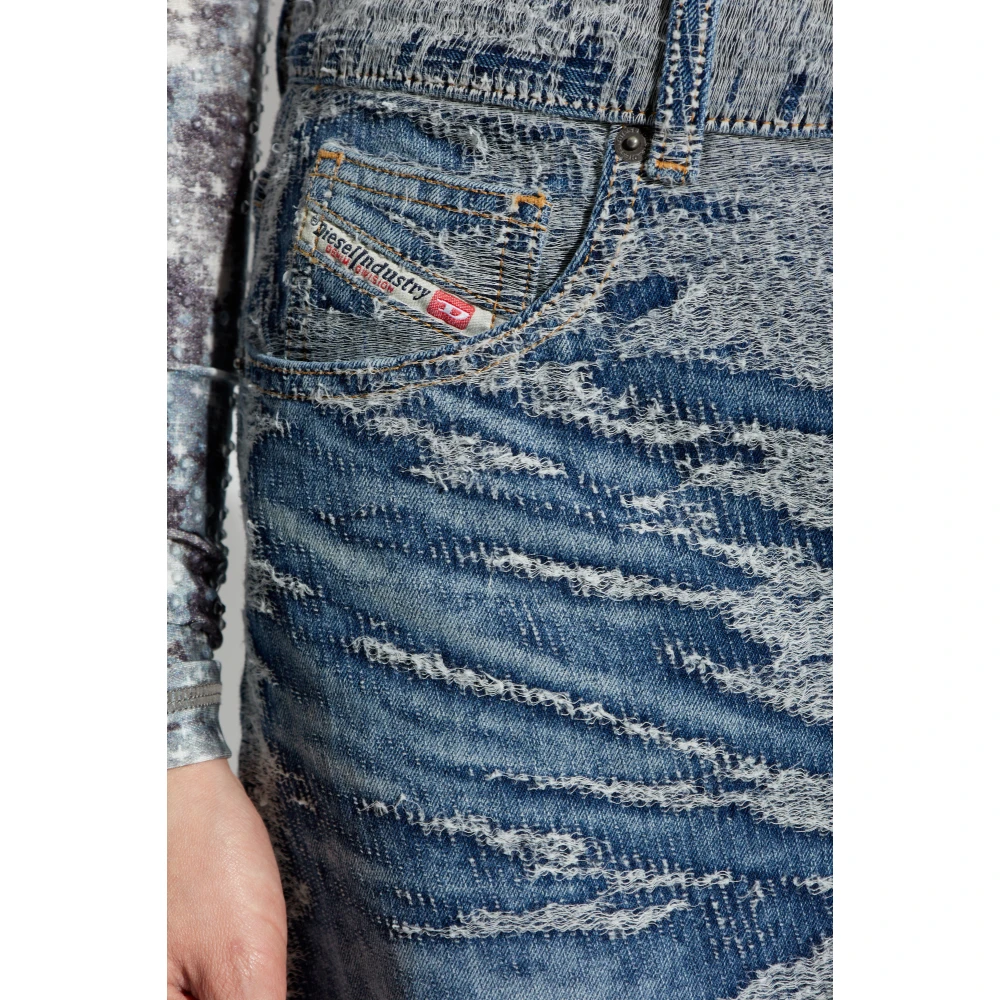 Diesel Rok De-Skye-S Blue Dames