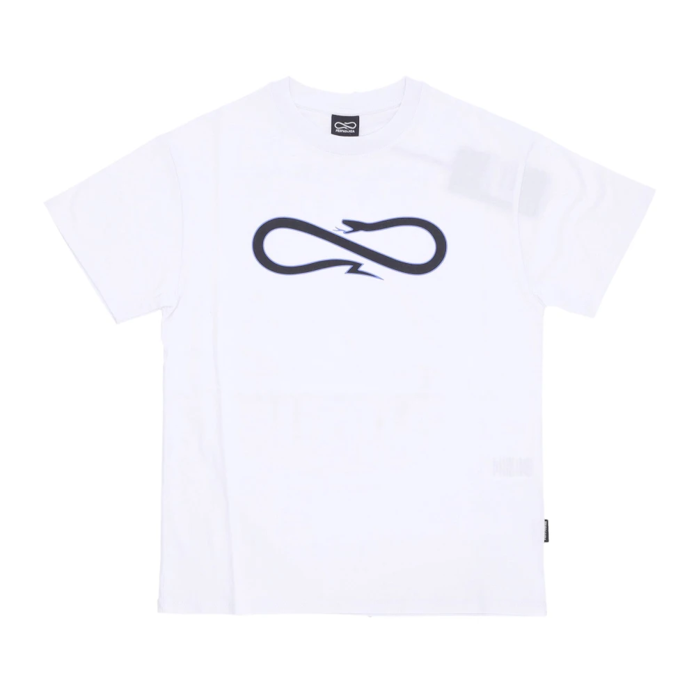Propaganda Witte Heren Tee met Logo Print White Heren