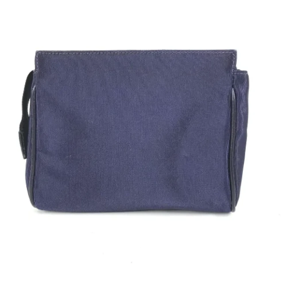 Salvatore Ferragamo Pre-owned Fabric pouches Blue Dames