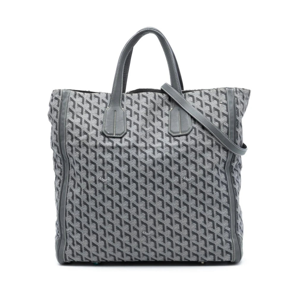 Goyard Vintage Women's Gray Pre-Owned Printed Tote Bag