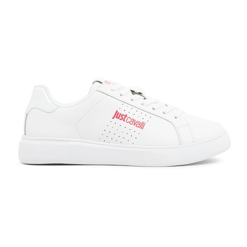 Just Cavalli Witte Sneakers Schoenen Dames Schoenen