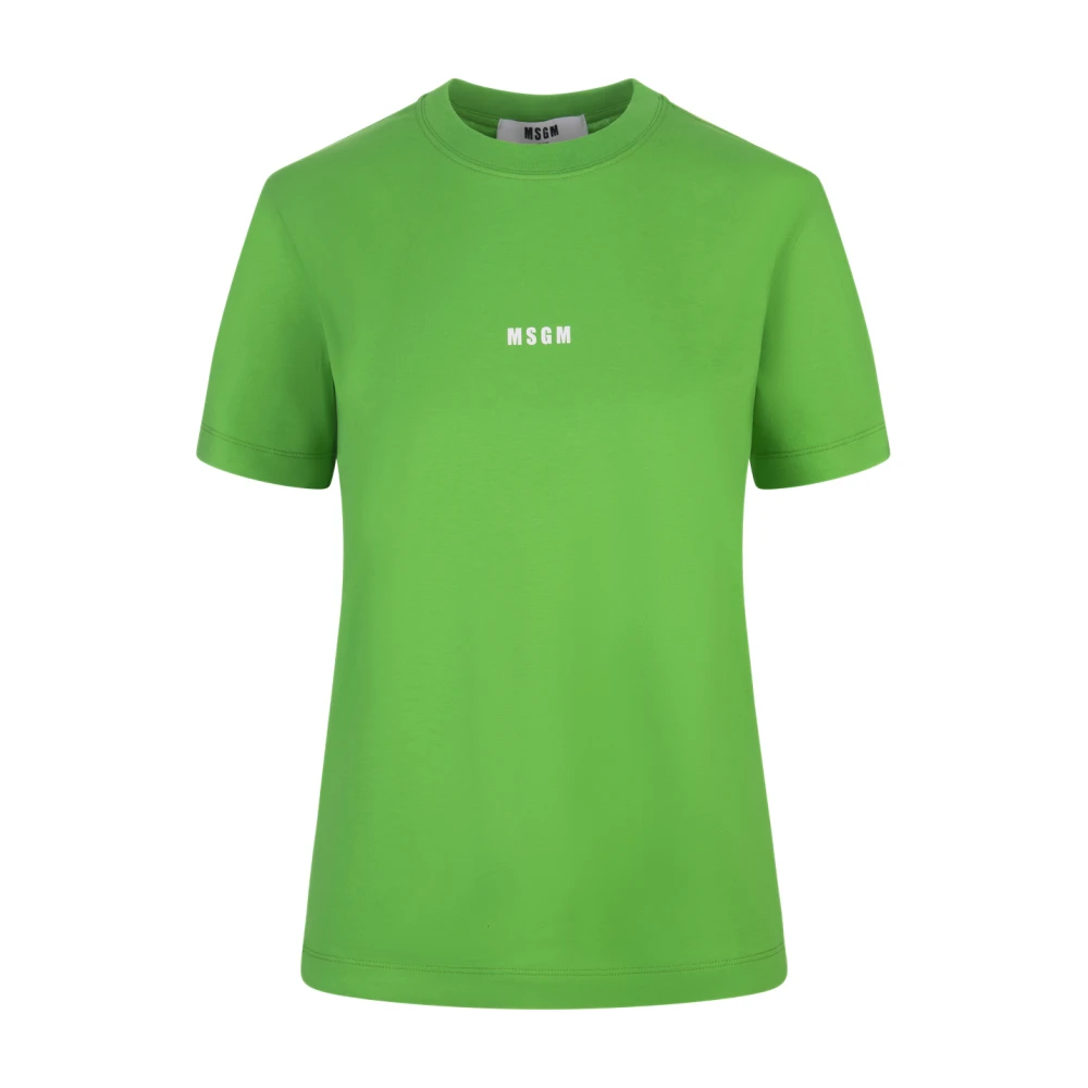 Msgm T-Shirts Green Dames