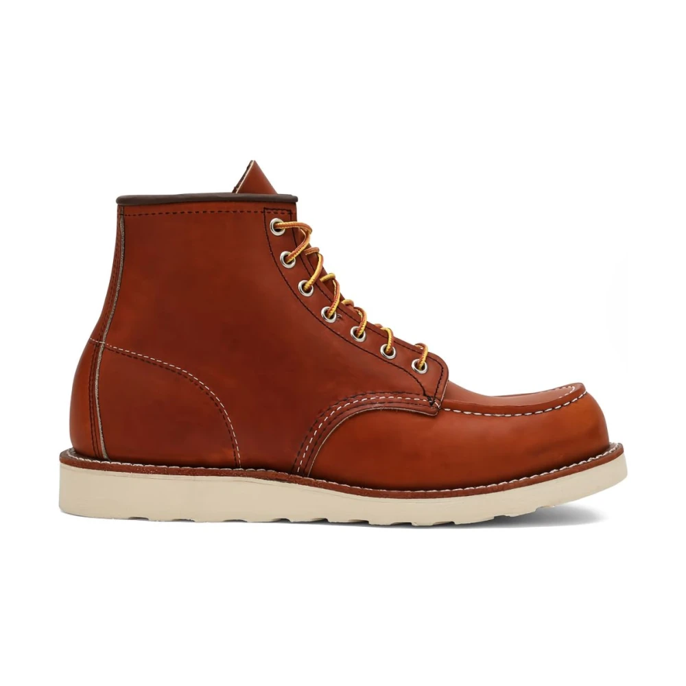 Red Wing Shoes Mannelijk Bruin Schoenen Heren, 42 Eu, Leer, Classic Moc 6-Inch Boot