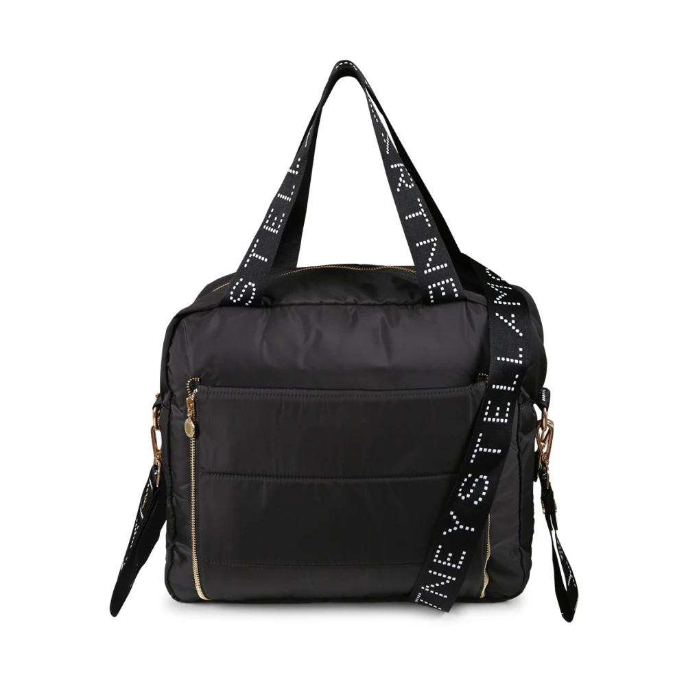 Stella Mccartney Gewatteerde Zwarte Verzorgingstas met Accessoires Black Unisex