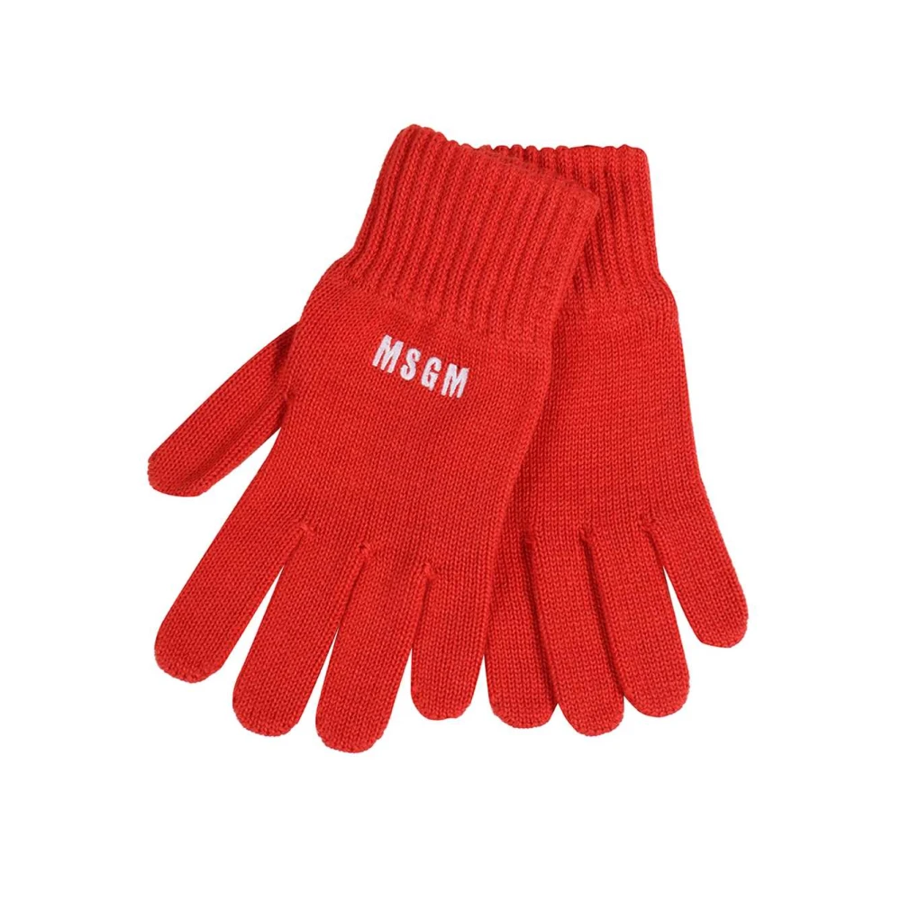 Msgm - Accessories > Gloves - Red - Msgm - Modalova