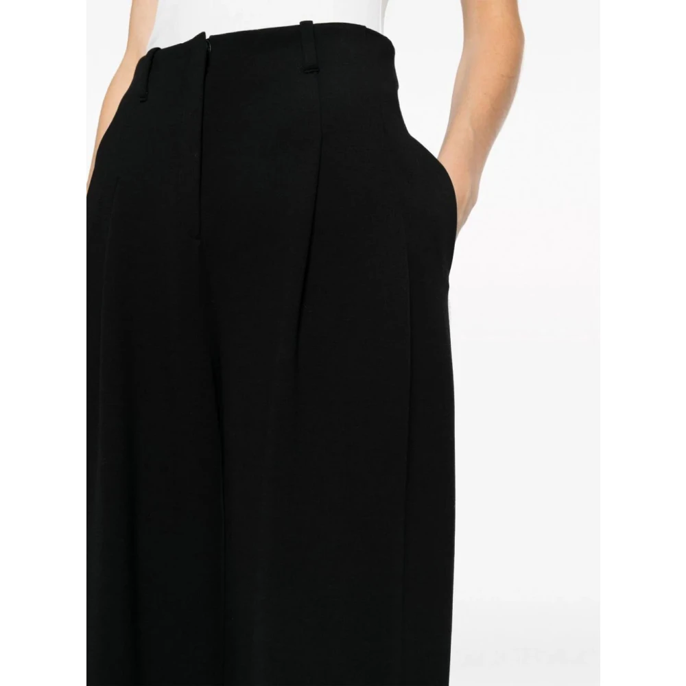 Emporio Armani Zwarte casual broek voor mannen Black Dames