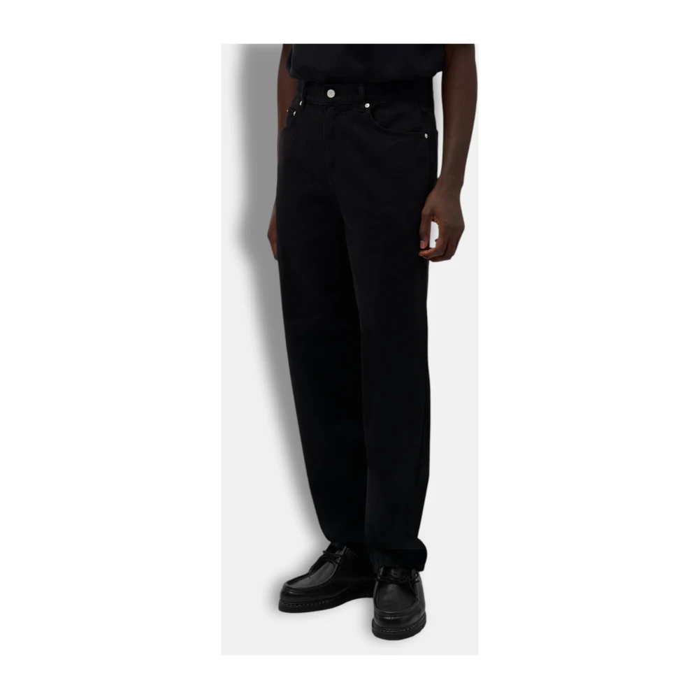 Arte Antwerp Geborduurde Casual Broek Lente Zomer 2025 Collectie Black Heren