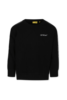 sweatshirt-en-coton-polaire-noir-avec-logo