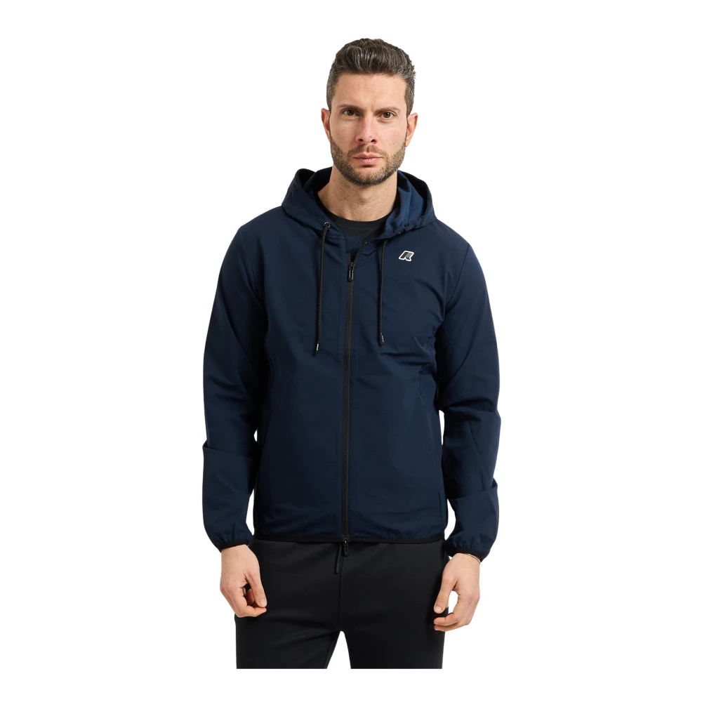 K-Way Uomo Blu - Felpa Con Zip - Sweatshirts & Hoodies - L