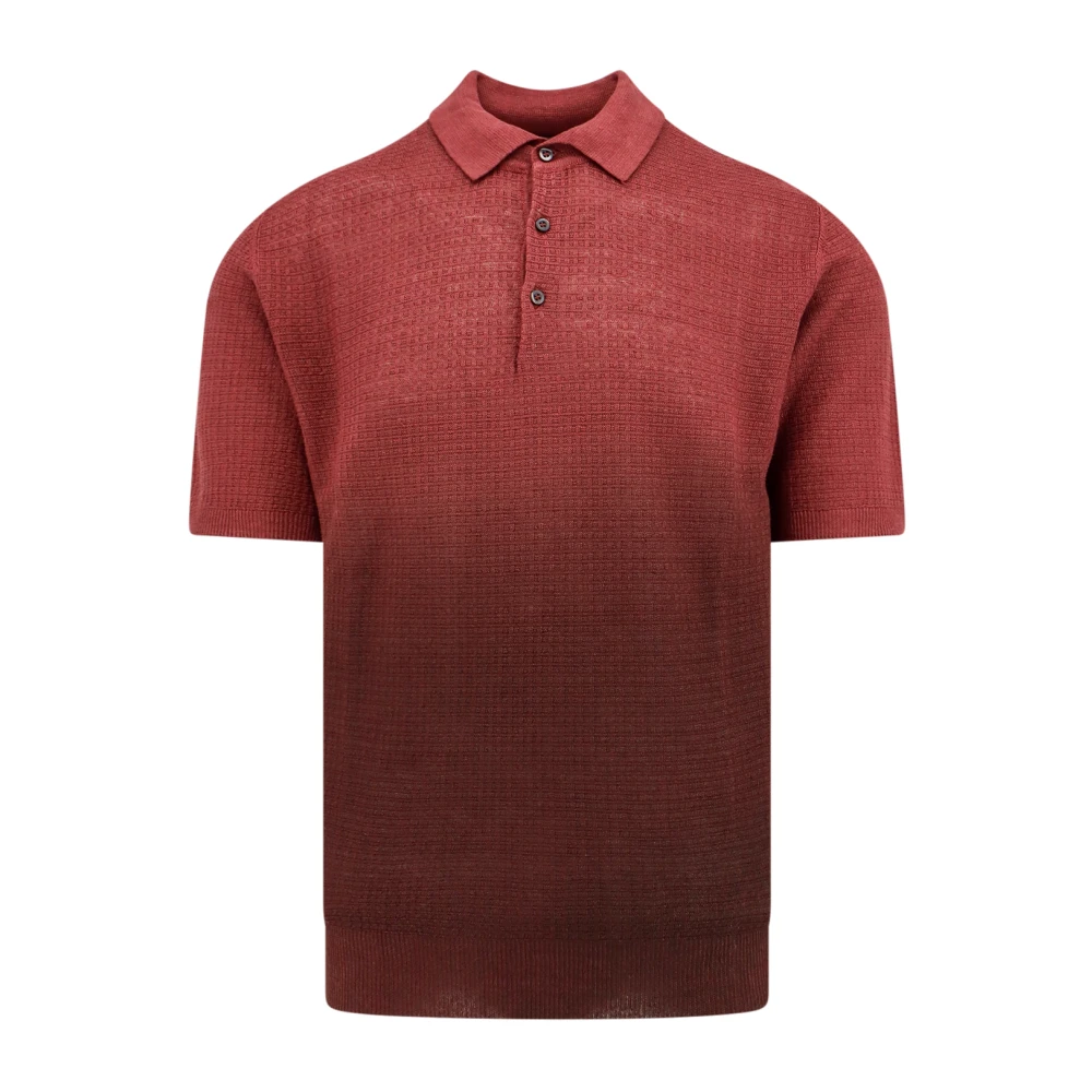 Corneliani T-Shirts Red Heren