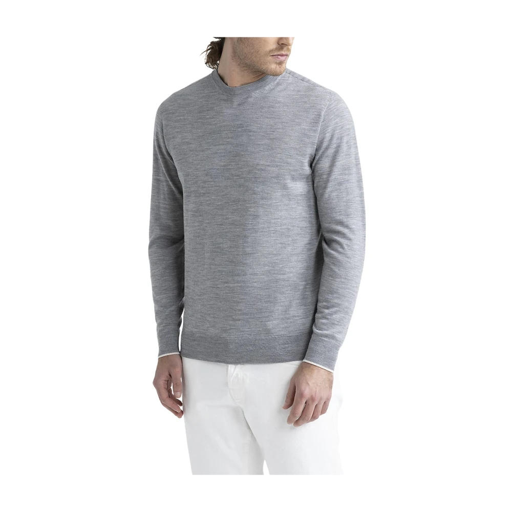 PESERICO Trui van zuiver nieuwe wol Gray Heren
