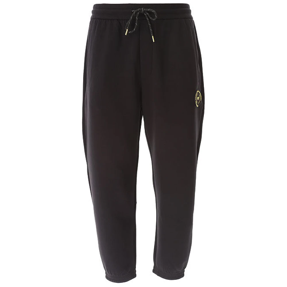 Emporio Armani Men's Black Sweatpants,, Joggers Large