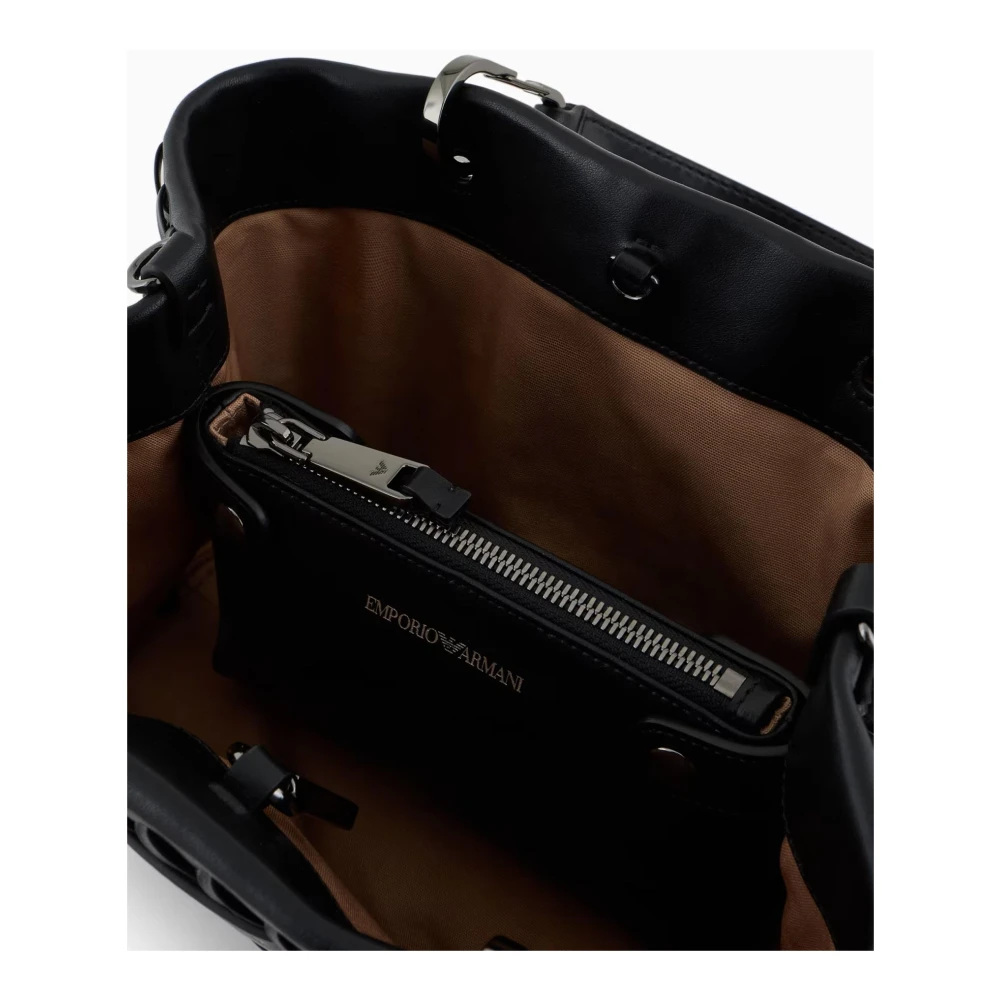 Emporio Armani Zwarte Stijlvolle Horloge Black Dames