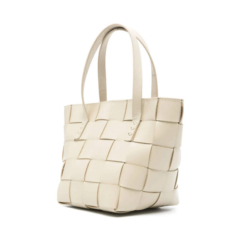 Dragon Diffusion Beige Top Handvat Schoudertas Beige Dames