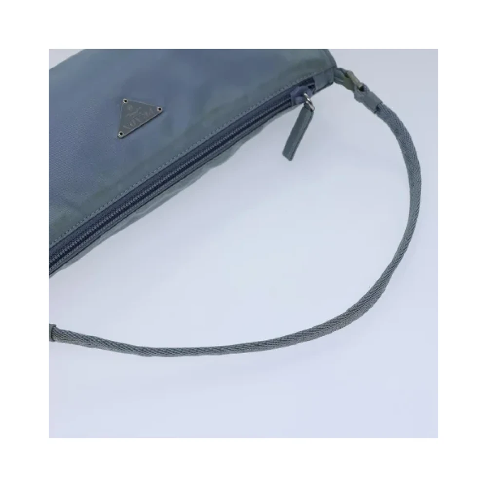Prada Vintage Pre-owned Nylon prada-bags Blue Dames