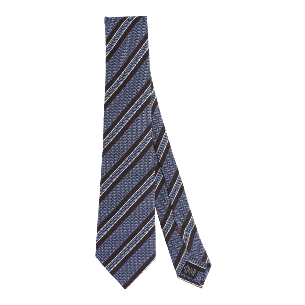 Ermenegildo Zegna Zijden Regimentstrik Multicolor Heren
