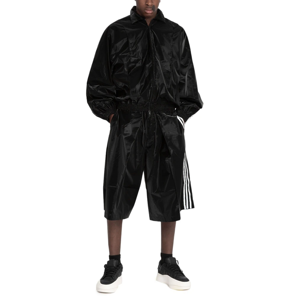 Y-3 Zwarte 3-Stripes Shorts Black Heren
