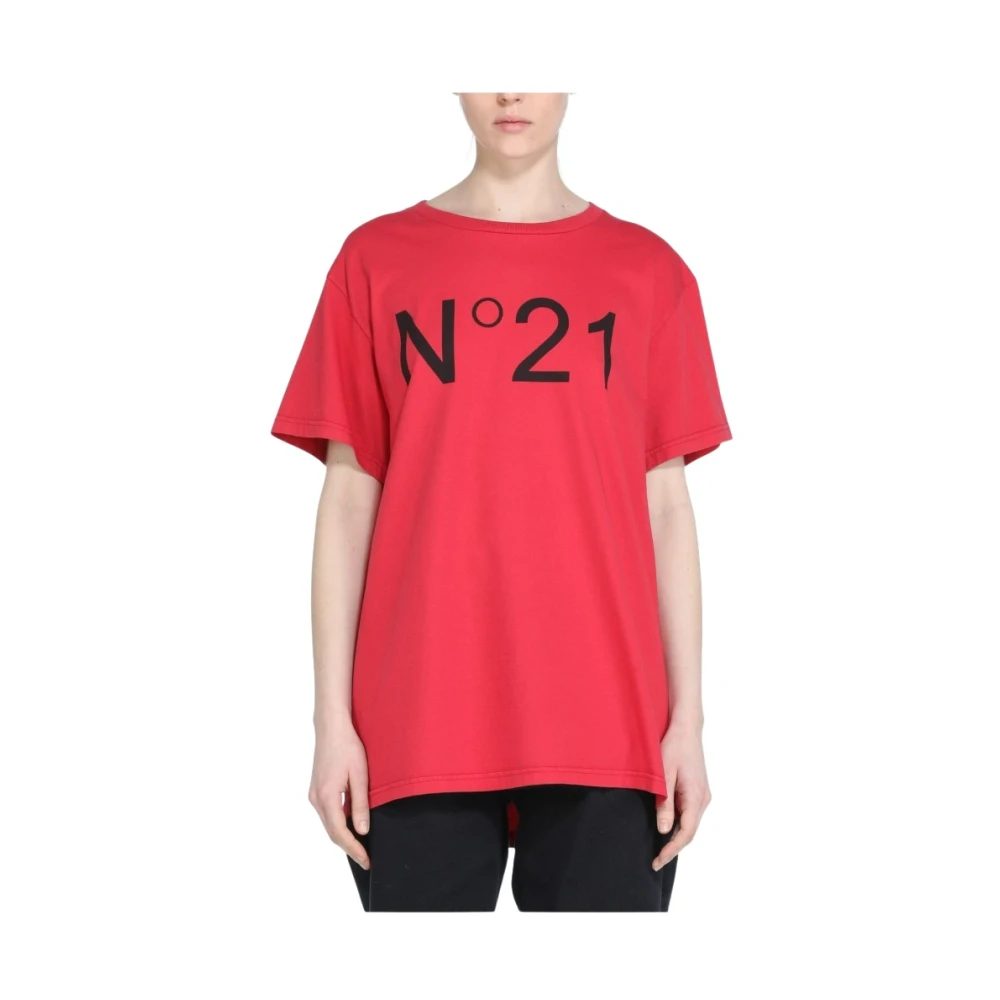 N21 T-Shirts, Female, M, T-Shirt Red