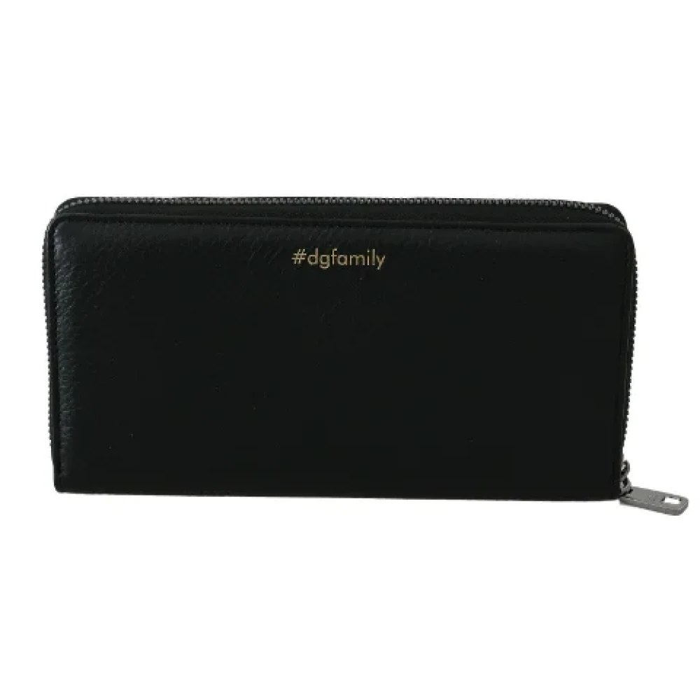 Dolce & Gabbana Pre-owned Leather wallets Black Dames