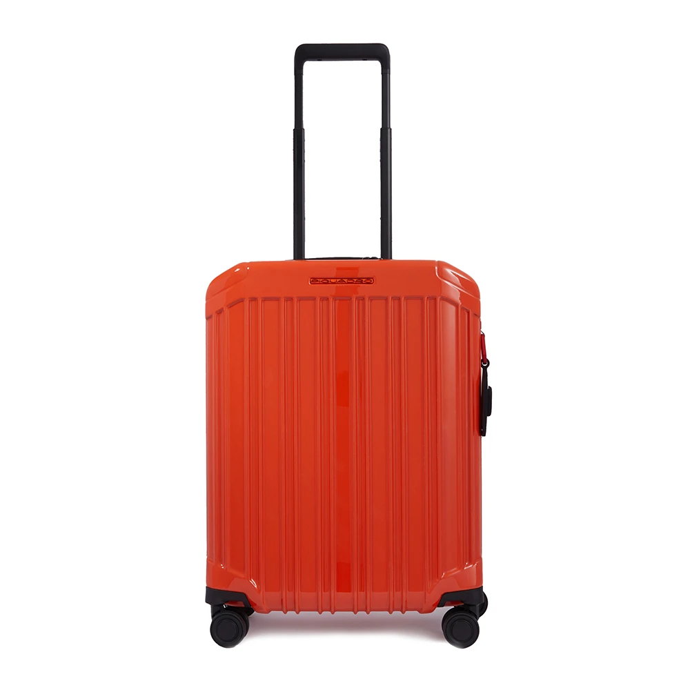 Piquadro Unisex Oranje 4 Wheel Cabin Suitcase