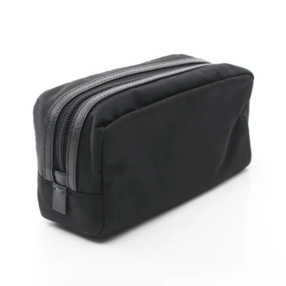 Prada Vintage Pre-owned Nylon prada-bags Black Dames