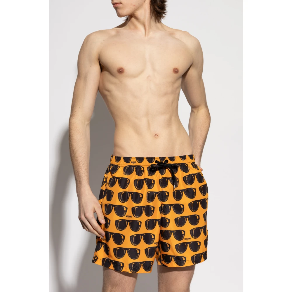Moschino Zwembroek Orange Heren