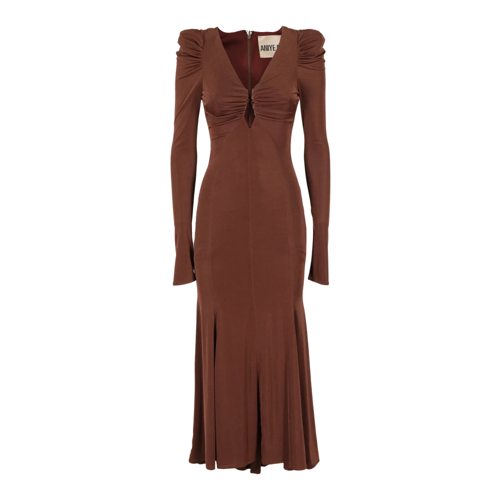 Aniye By Midi Dredd Jurk Brown Dames