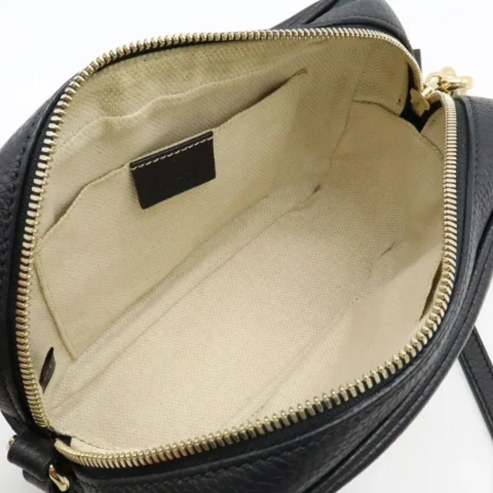 Gucci Vintage Pre-owned Leather gucci-bags Black Dames