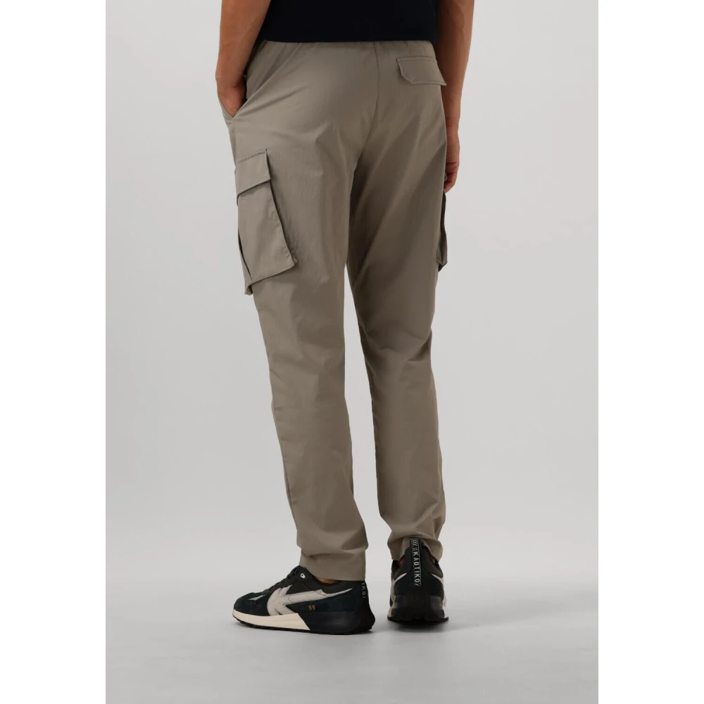 Pure Path Taupe Cargo Broek Regular Fit Beige Heren